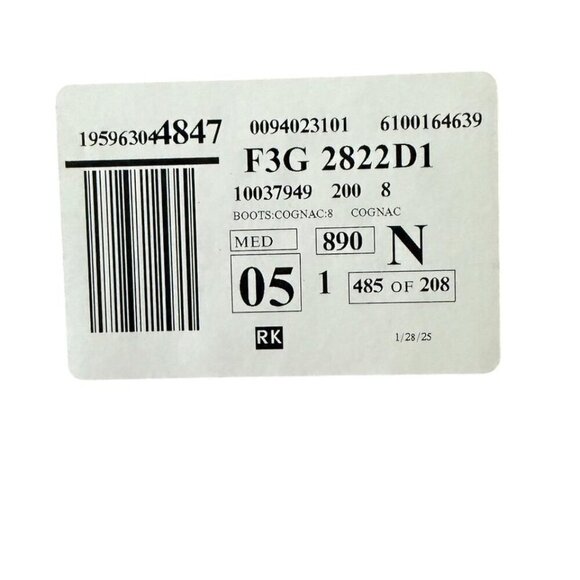 Beek Womens Cognac Brown Leather Falcon Zipper Up Ankle Bootie Sz 8 M New - Picture 9 of 11